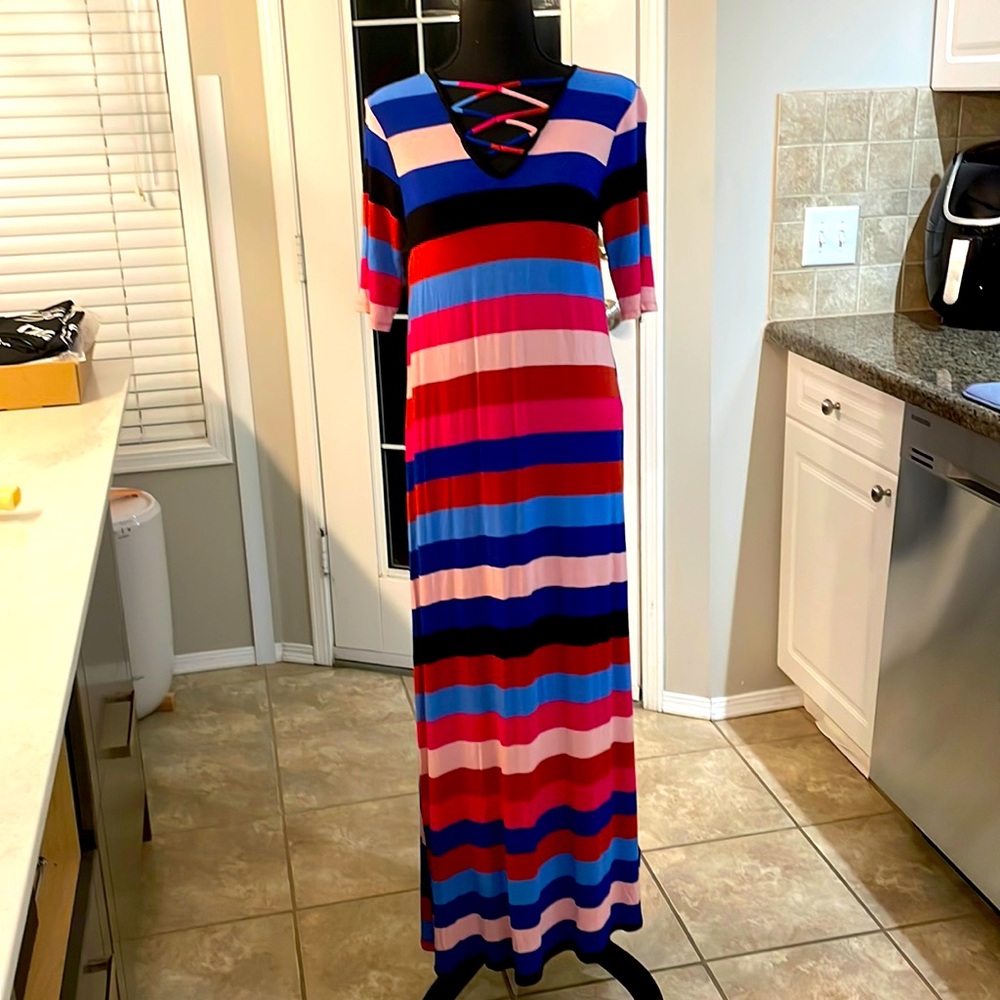99. Spense size small multicoloured long maxi dress